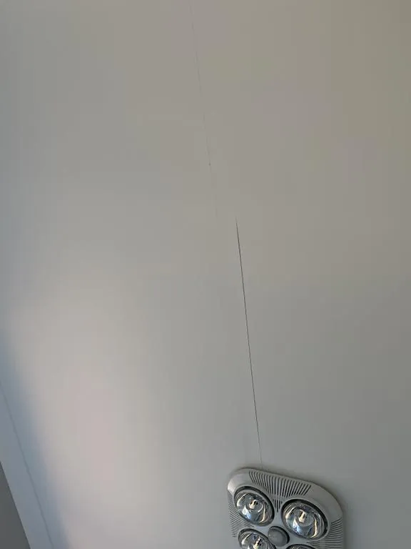 Ceiling & exhaust in Bathroom 1